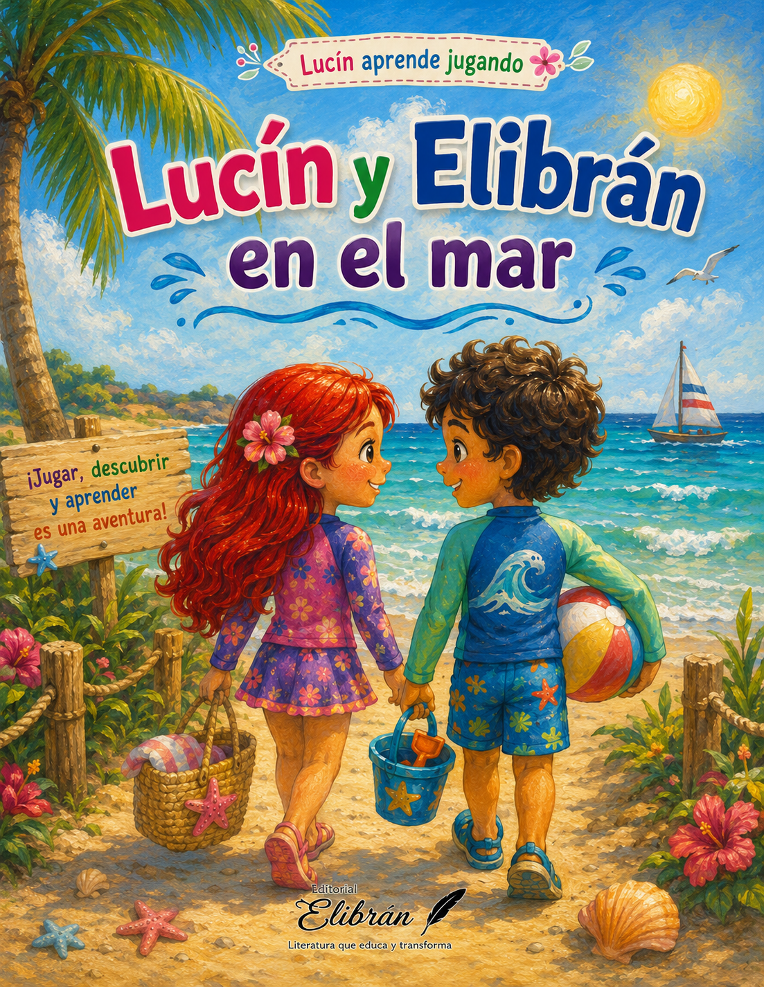 Lucín y Elibrán en el mar